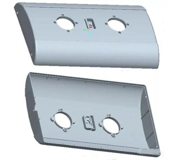 Thermostat front shell injection mold