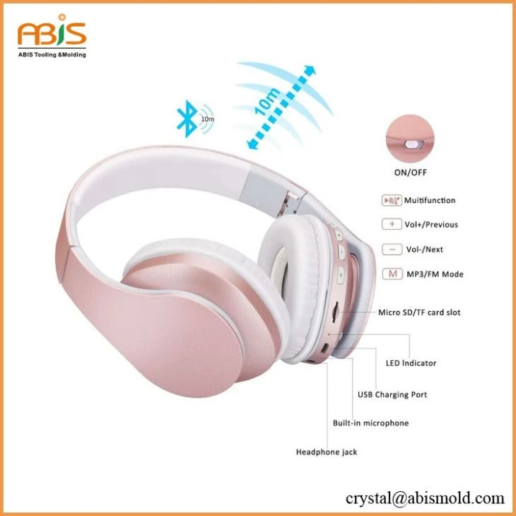 Folding Portable Wireless Bluetooth Headset